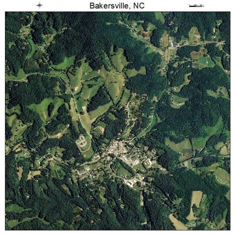 Aerial Photography Map of Bakersville, NC North Carolina