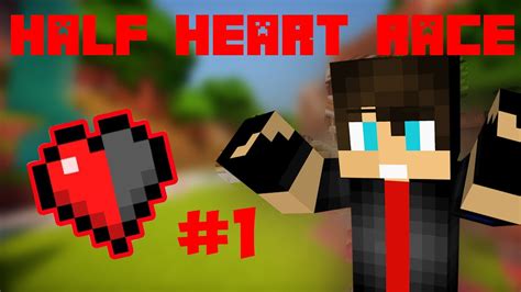 [Minecraft] Half Heart Race Essai n°1 [HD 1080p] - YouTube