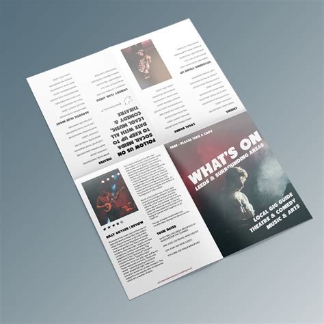 Folded Leaflet Print & Design | Double or Single sided | Various quantities