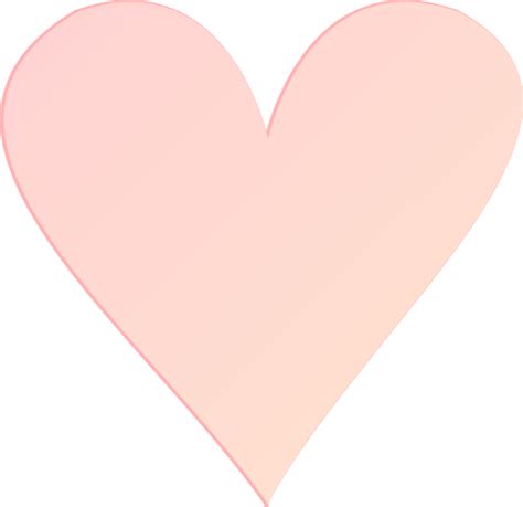 Picture Of A Pink Heart - Clip Art Library