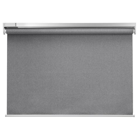 FYRTUR Blackout roller blind, wireless, battery operated gray, 38x76 ¾" - IKEA