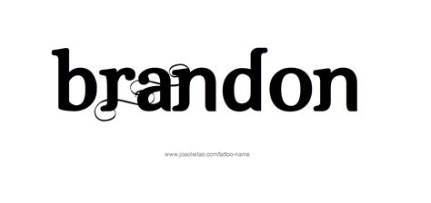 Brandon Name Tattoo Designs