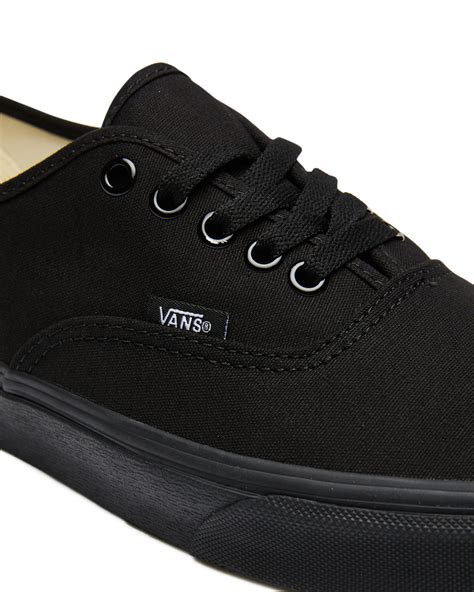 Vans Womens Authentic Shoe - Black Black | SurfStitch