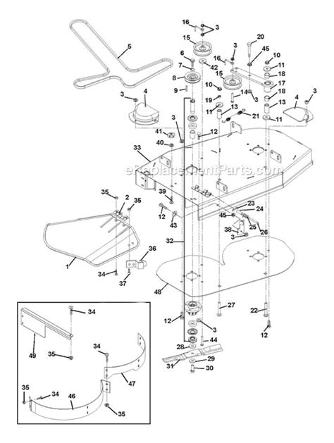 Ariens 42 Inch Riding Mower Deck Belt Diagram