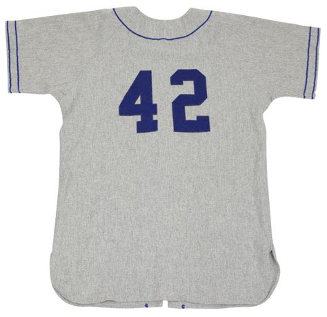 2013 Jackie Robinson Jersey Worn in the Movie "42", Signed by Rachel Robinson