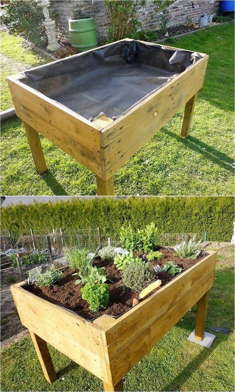 How To Make Raised Garden Beds From Old Pallets