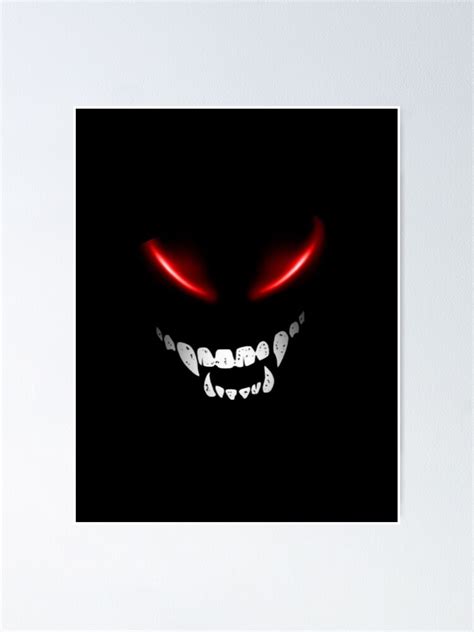 "demon red eyes led light" Poster for Sale by MirallesDiGital | Redbubble