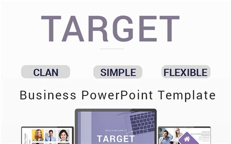 Target Presentation - PowerPoint template - TemplateMonster