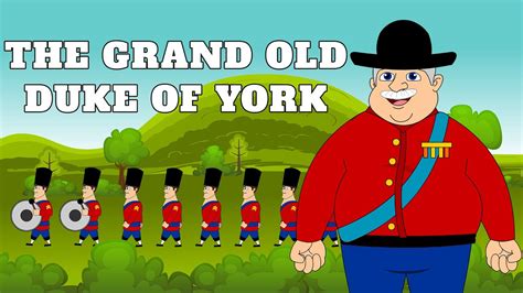 The Grand Old Duke of York Nursery Rhymes by Kidz Rhymes - YouTube