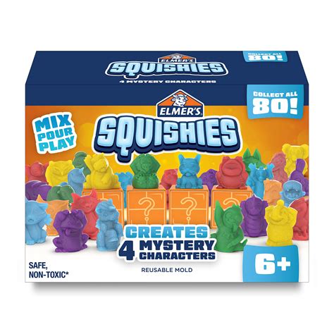 Buy Elmer’s Squishies Kids’ Activity Kit, DIY Squishy Toy Kit Creates 4 ...