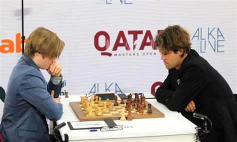 Qatar Masters 2023 R2: Alisher Suleymenov crushes Magnus Carlsen - ChessBase India