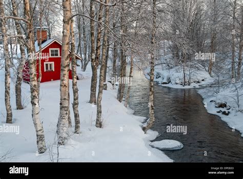 A cottage at Kuusamo Finland Stock Photo - Alamy