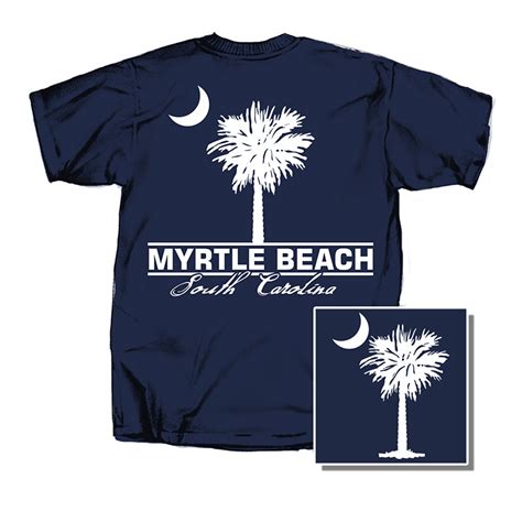 Myrtle Beach Palm Short Sleeve T-Shirt | Palmetto Moon