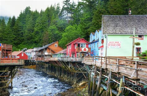 Creek Street In Ketchikan Photograph by Mel Steinhauer - Fine Art America