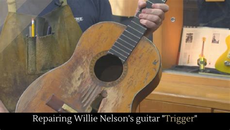 Repairing Willie Nelson's guitar "Trigger" - Alltop Viral