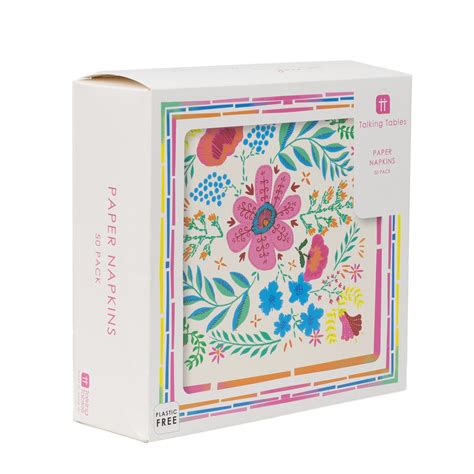 Bright Floral Paper Napkins - 50 Pack - Talking Tables UK