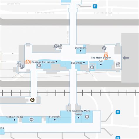 Phoenix Sky Harbor Airport Map | PHX Terminal Guide