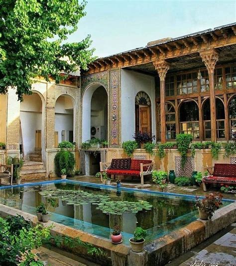 Iran house courtyard | Casas de ensueño, Diseños de casas, Diseño casas ...