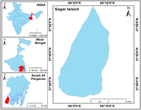 Location of Sagar Island, India | Download Scientific Diagram