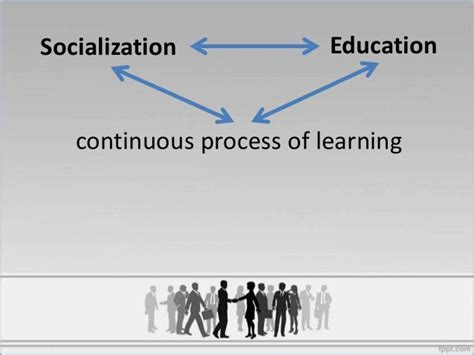 Culture, socialization and education.