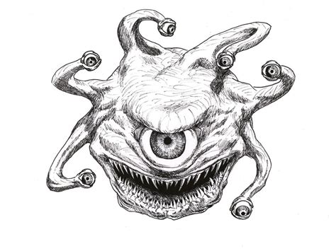 DnD creature - Beholder by Khronen on DeviantArt