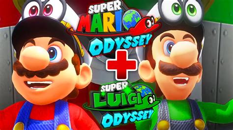 Super Mario Odyssey + Super Luigi Odyssey - Full Game Walkthrough - YouTube