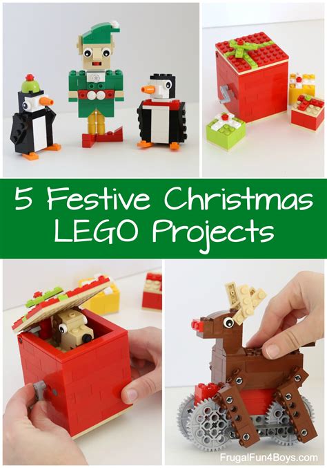 How to Build Five Festive LEGO Christmas Projects - Frugal Fun For Boys and Girls