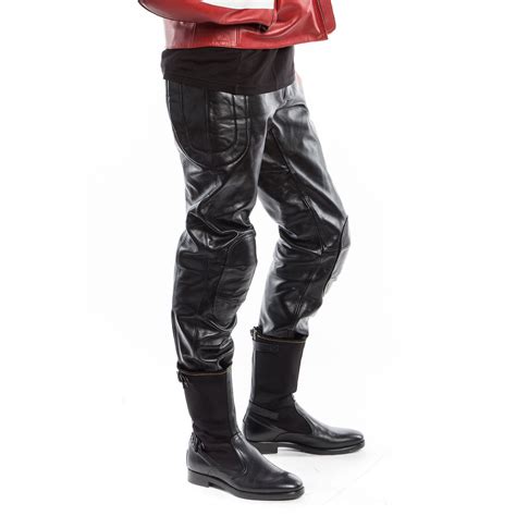 DAINESE 72 Piega 72 Leather Pants - black | Leather pants, Black pants ...