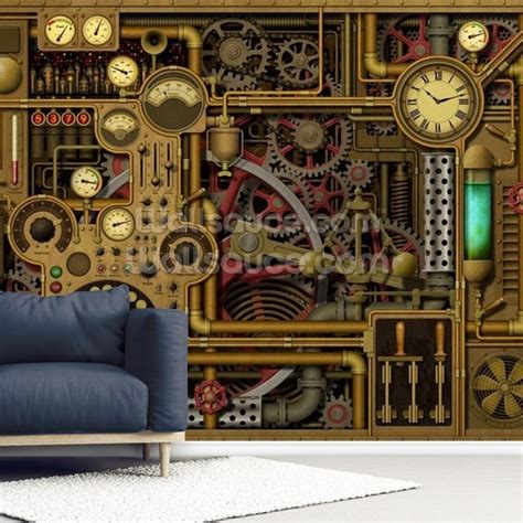 Steampunk Machine Wallpaper | Wallsauce US