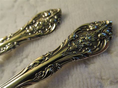 Gorham Sterling Silver Floral Pattern Spoons by TreasureGrotto