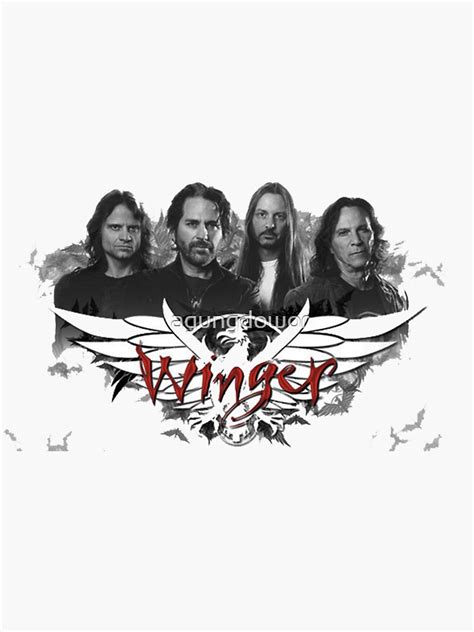 "winger band edition" Sticker by agungdowor | Redbubble