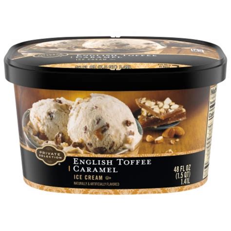 Private Selection® English Toffee Caramel Ice Cream, 48 fl oz - Ralphs