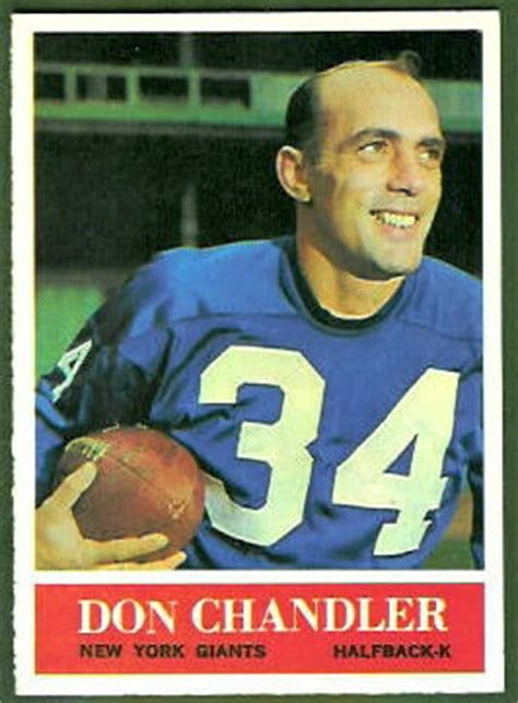 Don Chandler - 1964 Philadelphia #115 - Vintage Football Card Gallery