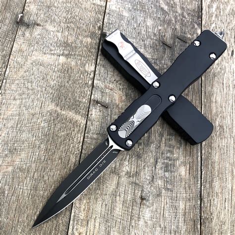 Microtech Dirac Dagger OTF Knife Black (2.88" Two-Tone) 225-1 – GearBarrel.com