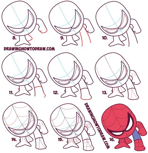 Sketch Spider Man Drawing Easy Step By Step - emsekflol.com