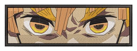 Anime Embroidery Zenitsu Eyes Boxed - A.G.E Store | designs