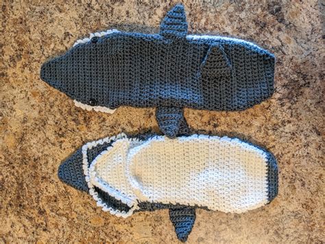 Shark Slippers Crochet Pattern Review - Critter Crochet