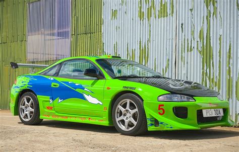 Wallpaper car, auto, green, super, the fast and the furious, Mitsubishi Eclipse images for ...