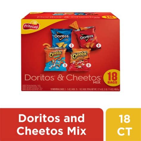 Doritos & Cheetos Mix Chips Variety Pack, 18 ct / 17.625 oz - Pick ‘n Save