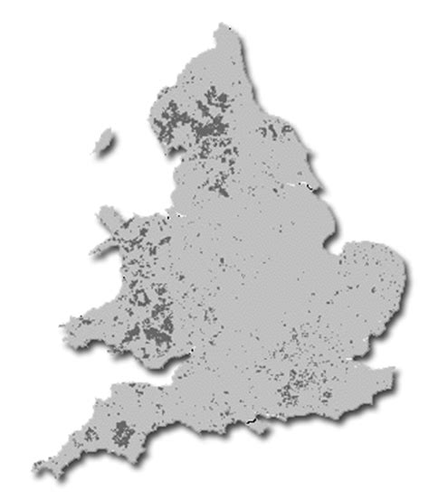 Map of common land in England and Wales