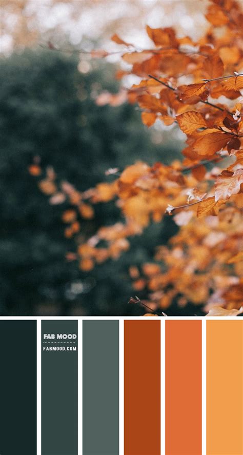 Brown, Green and Orange Colour Scheme – #ColourPalette 110 1 - Fab Mood | Wedding Color ...