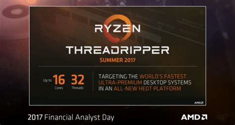 AMD Ryzen Threadripper early benchmarks released