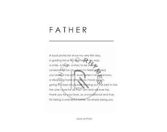 For My Dad PDF, Father's Day Poem PDF, Father's Day Printable, Father's ...