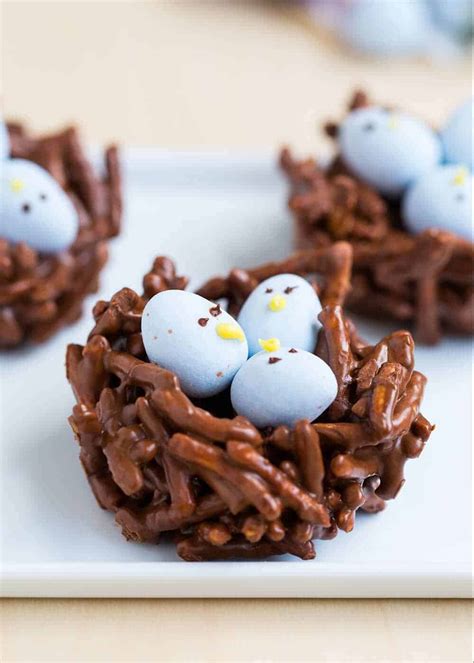 Chocolate Egg Nest Treats - I Heart Nap Time