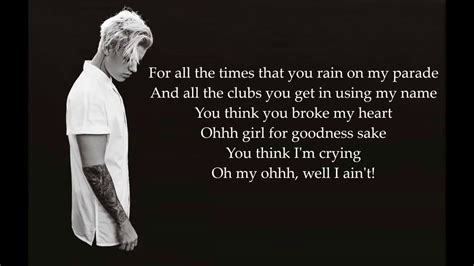 Justin bieber. LOVE YOURSELF (Lyrics) - YouTube