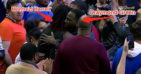 Draymond Green ran away in the middle of an interview to pay respect to a Clippers player after ...