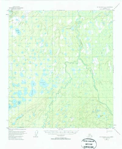 Mount Mckinley C-5, AK (1953, 63360-Scale) Map by United States ...