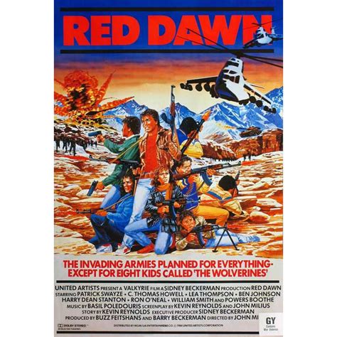 Red Dawn - movie POSTER (Style C) (27" x 40") (1984) - Walmart.com ...