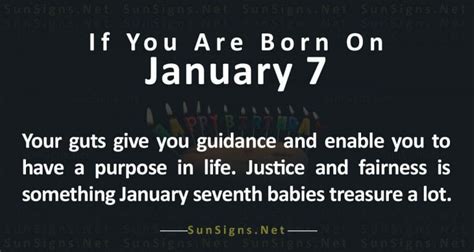 January 7 Zodiac Is Capricorn, Birthdays And Horoscope - SunSigns.Net