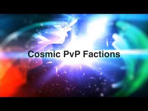 Intro For Cosmic PvP Factions! - YouTube